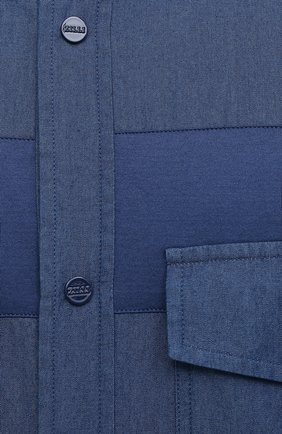 Мужская хлопковая рубашка ZILLI SPORT синего цвета, арт. MFU-7060-0001/0007/08/09/10/11 | Фото 5 (Манжеты: На пуговицах; Воротник: Кент; Рукава: Длинные; Рубашки М: Classic Fit; Случай: Повседневный; Длина (для топов): Стандартные; Региональные ограничения белый список (Axapta Mercury): RU; Материал внешний: Хлопок; Принт: Однотонные; Стили: Кэжуэл)