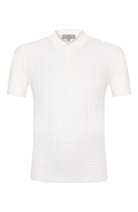 Мужское хлопковое поло CANALI белого цвета по цене 27200 руб., арт. C0318/MK01131 | Фото 1 Мужское хлопковое поло CANALI белого цвета, арт. C0318/MK01131 | Фото 1