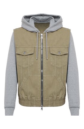 Мужской хлопковый бомбер BALMAIN серого цвета по цене 117500 руб., арт. VH1TG015/207C | Фото 1 Мужской хлопковый бомбер BALMAIN серого цвета, арт. VH1TG015/207C | Фото 1 (Длина (верхняя одежда): Короткие; Кросс-КТ: Куртка; Материал внешний: Хлопок; Рукава: Длинные; Стили: Кэжуэл; Принт: Без принта)