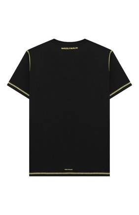 Детская хлопковая футболка MARCELO BURLON KIDS OF MILAN желтого цвета по цене 9475 руб., арт. 21E/B/MB/1116/0010/8-14Y | Фото 2 Детская хлопковая футболка MARCELO BURLON KIDS OF MILAN желтого цвета, арт. 21E/B/MB/1116/0010/8-14Y | Фото 2