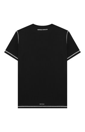 Детская хлопковая футболка MARCELO BURLON KIDS OF MILAN белого цвета по цене 9475 руб., арт. 21E/B/MB/1119/0010/8-14Y | Фото 2 Детская хлопковая футболка MARCELO BURLON KIDS OF MILAN белого цвета, арт. 21E/B/MB/1119/0010/8-14Y | Фото 2