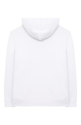 Детский хлопковое худи MARCELO BURLON KIDS OF MILAN белого цвета по цене 18050 руб., арт. 21E/B/MB/2102/0020/8-14Y | Фото 2 Детский хлопковое худи MARCELO BURLON KIDS OF MILAN белого цвета, арт. 21E/B/MB/2102/0020/8-14Y | Фото 2
