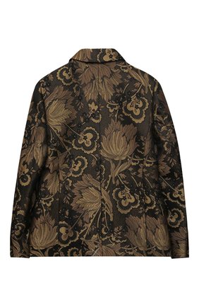 Детский пиджак DOLCE & GABBANA золотого цвета по цене 55750 руб., арт. L41J64/HJ0AI/2-6 | Фото 2 Детский пиджак DOLCE & GABBANA золотого цвета, арт. L41J64/HJ0AI/2-6 | Фото 2
