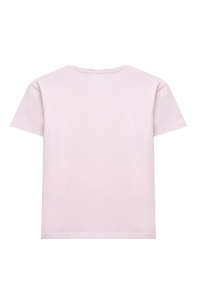 Детский хлопковая футболка DOLCE & GABBANA светло-розового цвета по цене 6480 руб., арт. L1JT7T/G70LK | Фото 2 Детский хлопковая футболка DOLCE & GABBANA светло-розового цвета, арт. L1JT7T/G70LK | Фото 2