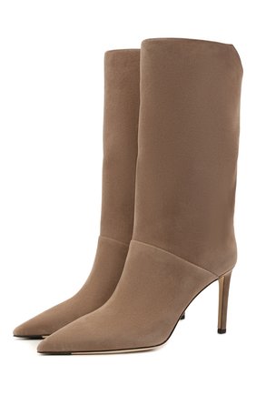 Женские замшевые сапоги beren 85 JIMMY CHOO бежевого цвета по цене 87000 руб., арт. BEREN 85/SUE | Фото 1 Женские замшевые сапоги beren 85 JIMMY CHOO бежевого цвета, арт. BEREN 85/SUE | Фото 1