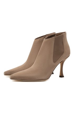 Женские замшевые ботильоны maiara 90 JIMMY CHOO бежевого цвета по цене 82000 руб., арт. MAIARA 90/SUE | Фото 1 Женские замшевые ботильоны maiara 90 JIMMY CHOO бежевого цвета, арт. MAIARA 90/SUE | Фото 1