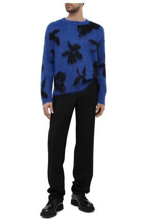 Мужские шерстяные брюки BOTTEGA VENETA черного цвета по цене 75850 руб., арт. 647384/V0B30 | Фото 2 Мужские шерстяные брюки BOTTEGA VENETA черного цвета, арт. 647384/V0B30 | Фото 2
