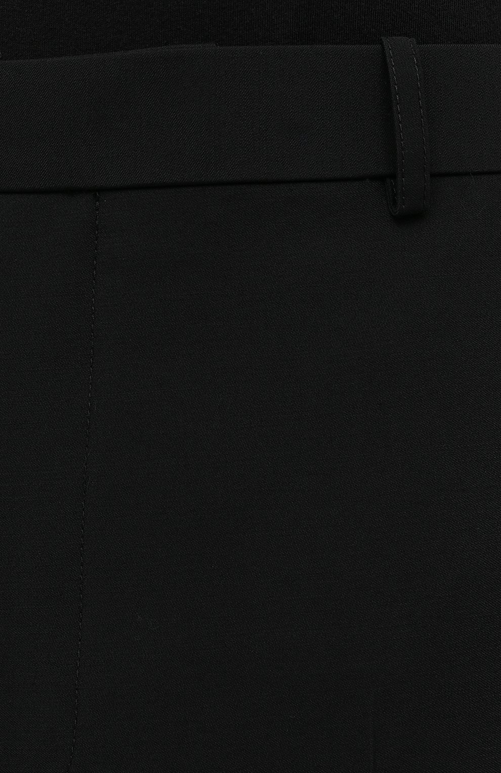 Мужские шерстяные брюки BOTTEGA VENETA черного цвета, арт. 647384/V0B30 | Фото 5 (Материал внешний: Шерсть; Длина (брюки, джинсы): Стандартные; Случай: Повседневный; Региональные ограничения белый список (Axapta Mercury): RU; Стили: Минимализм)