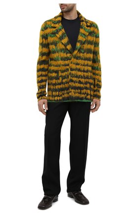 Мужские кожаные лоферы BOTTEGA VENETA темно-коричневого цвета по цене 69950 руб., арт. 651350/V0G80 | Фото 2 Мужские кожаные лоферы BOTTEGA VENETA темно-коричневого цвета, арт. 651350/V0G80 | Фото 2 (Материал внутренний: Натуральная кожа; Мужское Кросс-КТ: Лоферы-обувь; Стили: Кэжуэл; Материал внешний: Кожа; Обувь: Обувь)