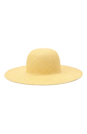 Женская соломенная шляпа LORO PIANA желтого цвета, арт. FAL6521 | Фото 1 (Материал: Растительное волокно; Региональные ограничения белый список (Axapta Mercury): RU)