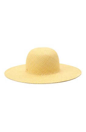 Женская соломенная шляпа LORO PIANA желтого цвета, арт. FAL6521 | Фото 2 (Материал: Растительное волокно; Региональные ограничения белый список (Axapta Mercury): RU)