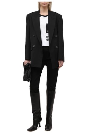 Женская хлопковая футболка DOLCE & GABBANA белого цвета по цене 46800 руб., арт. F8M28Z/FI75E | Фото 2 Женская хлопковая футболка DOLCE & GABBANA белого цвета, арт. F8M28Z/FI75E | Фото 2