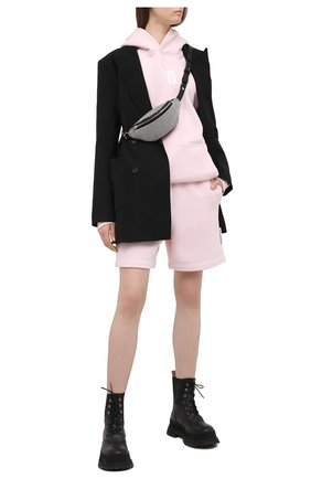 Женские хлопковый шорты ALEXANDER WANG розового цвета по цене 39950 руб., арт. UCC1214010 | Фото 2 Женские хлопковый шорты ALEXANDER WANG розового цвета, арт. UCC1214010 | Фото 2