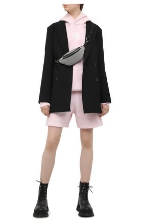Женский хлопковый худи DENIM X ALEXANDER WANG розового цвета по цене 45450 руб., арт. UCC1211023 | Фото 2 Женский хлопковый худи DENIM X ALEXANDER WANG розового цвета, арт. UCC1211023 | Фото 2