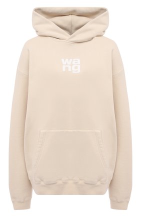 Женский хлопковый худи ALEXANDER WANG бежевого цвета по цене 45450 руб., арт. UCC1211023 | Фото 1 Женский хлопковый худи ALEXANDER WANG бежевого цвета, арт. UCC1211023 | Фото 1