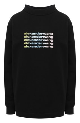Женский хлопковый свитшот ALEXANDER WANG черного цвета по цене 29900 руб., арт. UCC1211018 | Фото 1 Женский хлопковый свитшот ALEXANDER WANG черного цвета, арт. UCC1211018 | Фото 1