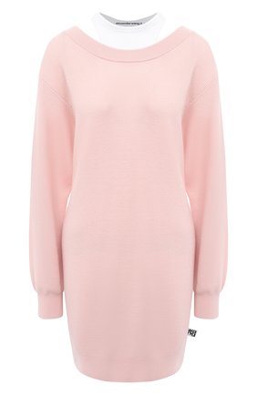Женское шерстяное платье ALEXANDERWANG.T розового цвета по цене 39950 руб., арт. 4KC1206012 | Фото 1 Женское шерстяное платье ALEXANDERWANG.T розового цвета, арт. 4KC1206012 | Фото 1