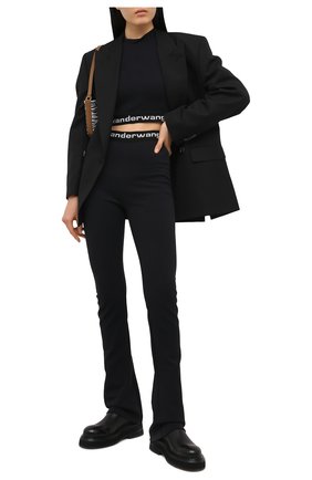 Женские брюки ALEXANDERWANG.T черного цвета по цене 33300 руб., арт. 4CC1214075 | Фото 2 Женские брюки ALEXANDERWANG.T черного цвета, арт. 4CC1214075 | Фото 2