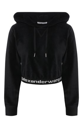 Женский худи ALEXANDERWANG.T черного цвета по цене 27100 руб., арт. 4CC1211197 | Фото 1 Женский худи ALEXANDERWANG.T черного цвета, арт. 4CC1211197 | Фото 1