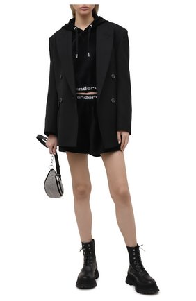 Женский худи ALEXANDERWANG.T черного цвета по цене 27100 руб., арт. 4CC1211197 | Фото 2 Женский худи ALEXANDERWANG.T черного цвета, арт. 4CC1211197 | Фото 2