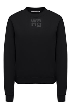 Женский хлопковый свитшот ALEXANDERWANG.T черного цвета по цене 18900 руб., арт. 4CC1201157 | Фото 1 Женский хлопковый свитшот ALEXANDERWANG.T черного цвета, арт. 4CC1201157 | Фото 1