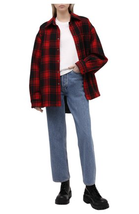 Женская хлопковая футболка ALEXANDER WANG белого цвета по цене 14350 руб., арт. 1CC2201392 | Фото 2 Женская хлопковая футболка ALEXANDER WANG белого цвета, арт. 1CC2201392 | Фото 2