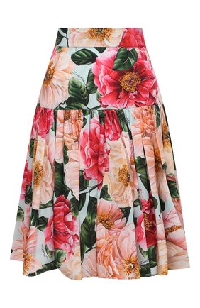 Женская хлопковая юбка DOLCE & GABBANA розового цвета по цене 67850 руб., арт. F4BI3T/HS5H9 | Фото 1 Женская хлопковая юбка DOLCE & GABBANA розового цвета, арт. F4BI3T/HS5H9 | Фото 1
