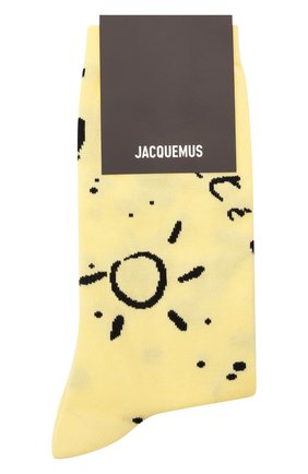 Женские хлопковые носки JACQUEMUS желтого цвета по цене 3620 руб., арт. 211AC26/501823 | Фото 1 Женские хлопковые носки JACQUEMUS желтого цвета, арт. 211AC26/501823 | Фото 1