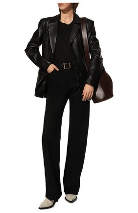 Женская хлопковая футболка GIORGIO ARMANI черного цвета по цене 31250 руб., арт. 3KAM91/AJEJZ | Фото 2 Женская хлопковая футболка GIORGIO ARMANI черного цвета, арт. 3KAM91/AJEJZ | Фото 2