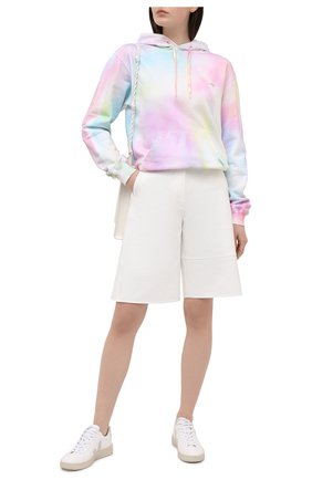 Женский хлопковое худи FORTE DEI MARMI COUTURE разноцветного цвета по цене 34950 руб., арт. 21SF9286 | Фото 2 Женский хлопковое худи FORTE DEI MARMI COUTURE разноцветного цвета, арт. 21SF9286 | Фото 2