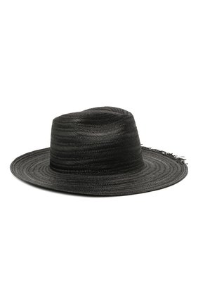 Женская соломенная шляпа SAINT LAURENT черного цвета по цене 63100 руб., арт. 652570/3YG81 | Фото 2 Женская соломенная шляпа SAINT LAURENT черного цвета, арт. 652570/3YG81 | Фото 2