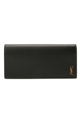 Женские кожаный кошелек SAINT LAURENT черного цвета по цене 42950 руб., арт. 635542/15B0W | Фото 1 Женские кожаный кошелек SAINT LAURENT черного цвета, арт. 635542/15B0W | Фото 1