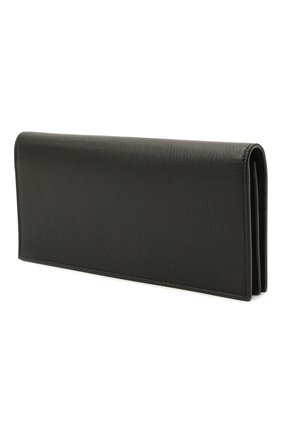 Женские кожаный кошелек SAINT LAURENT черного цвета по цене 42950 руб., арт. 635542/15B0W | Фото 2 Женские кожаный кошелек SAINT LAURENT черного цвета, арт. 635542/15B0W | Фото 2