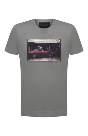 Мужская хлопковая футболка LIMITATO серого цвета по цене 13150 руб., арт. BEVERLY/T-SHIRT | Фото 1 Мужская хлопковая футболка LIMITATO серого цвета, арт. BEVERLY/T-SHIRT | Фото 1
