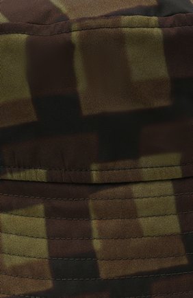 Мужская панама DRIES VAN NOTEN хаки цвета, арт. 211-29503-2006 | Фото 3 (Материал: Текстиль, Синтетический материал)