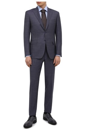 Мужской шерстяной костюм CANALI голубого цвета по цене 142000 руб., арт. 13290/31/BF00068 | Фото 1 Мужской шерстяной костюм CANALI голубого цвета, арт. 13290/31/BF00068 | Фото 1