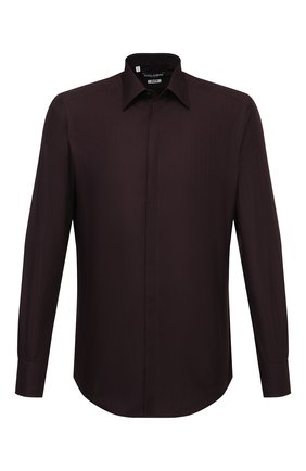 Мужская хлопковая рубашка DOLCE & GABBANA бордового цвета по цене 52150 руб., арт. G5GE6T/FR5YB | Фото 1 Мужская хлопковая рубашка DOLCE & GABBANA бордового цвета, арт. G5GE6T/FR5YB | Фото 1