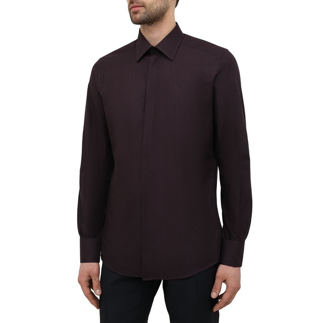 фото Хлопковая рубашка dolce & gabbana