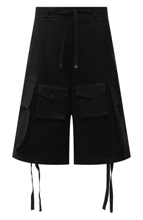 Мужские хлопковые шорты 2 moncler 1952 MONCLER GENIUS черного цвета по цене 46950 руб., арт. G1-092-2B703-00-5499M | Фото 1 Мужские хлопковые шорты 2 moncler 1952 MONCLER GENIUS черного цвета, арт. G1-092-2B703-00-5499M | Фото 1 (Длина Шорты М: Ниже колена; Принт: Без принта; Стили: Гранж; Мужское Кросс-КТ: Шорты-одежда; Материал внешний: Хлопок; Силуэт М (брюки): Карго; Случай: Повседневный)