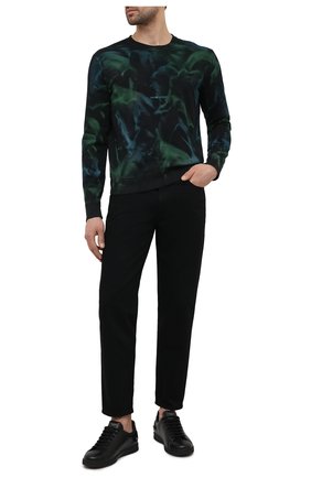 Мужской хлопковый свитшот SAINT LAURENT зеленого цвета по цене 52850 руб., арт. 652506/Y36CZ | Фото 2 Мужской хлопковый свитшот SAINT LAURENT зеленого цвета, арт. 652506/Y36CZ | Фото 2 (Мужское Кросс-КТ: свитшот-одежда; Материал внешний: Хлопок; Длина (для топов): Стандартные; Стили: Гранж; Рукава: Длинные; Принт: С принтом)