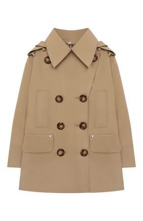 Детский хлопковый тренч BURBERRY бежевого цвета по цене 43300 руб., арт. 8022302 | Фото 1 Детский хлопковый тренч BURBERRY бежевого цвета, арт. 8022302 | Фото 1