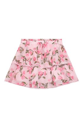 Детская юбка ALBERTA FERRETTI JUNIOR розового цвета по цене 13950 руб., арт. 027855 | Фото 1 Детская юбка ALBERTA FERRETTI JUNIOR розового цвета, арт. 027855 | Фото 1