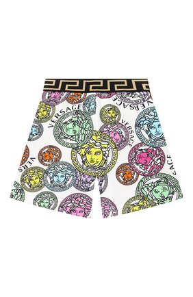Детские хлопковые шорты VERSACE разноцветного цвета по цене 17350 руб., арт. 1000346/1A00285/4A-6A | Фото 1 Детские хлопковые шорты VERSACE разноцветного цвета, арт. 1000346/1A00285/4A-6A | Фото 1