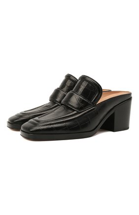 Женские кожаные мюли BOTTEGA VENETA черного цвета по цене 79950 руб., арт. 651366/V0G80 | Фото 1 Женские кожаные мюли BOTTEGA VENETA черного цвета, арт. 651366/V0G80 | Фото 1
