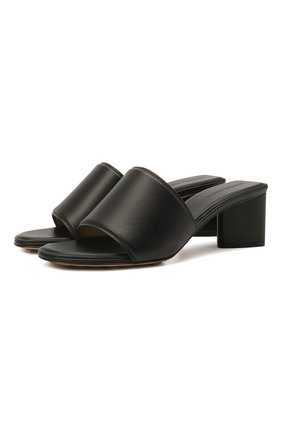 Женские кожаные мюли the band BOTTEGA VENETA черного цвета по цене 51350 руб., арт. 651378/VBSL0 | Фото 1 Женские кожаные мюли the band BOTTEGA VENETA черного цвета, арт. 651378/VBSL0 | Фото 1