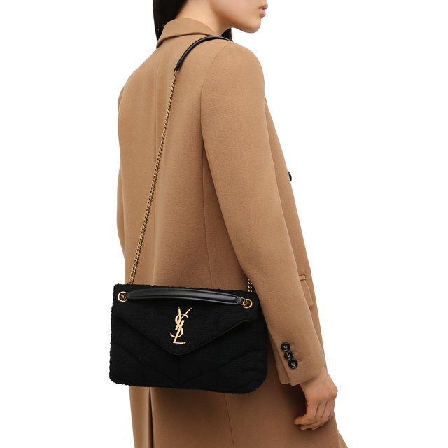 фото Сумка puffer loulou small saint laurent