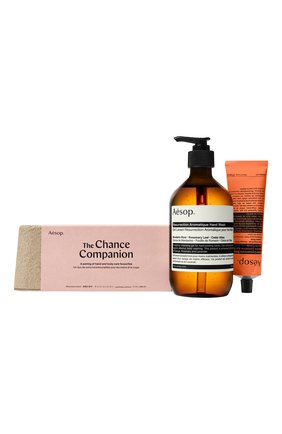 Набор the chance companion (basic body care) AESOP бесцветного цвета по цене 4600 руб., арт. APB242 | Фото 1 Набор the chance companion (basic body care) AESOP бесцветного цвета, арт. APB242 | Фото 1