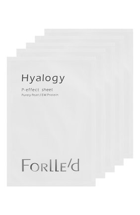Маска для век hyalogy p-effect sheet FORLLE'D бесцветного цвета, арт. 421035 | Фото 1 (Тип продукта: Патчи; Назначение: Для кожи вокруг глаз)
