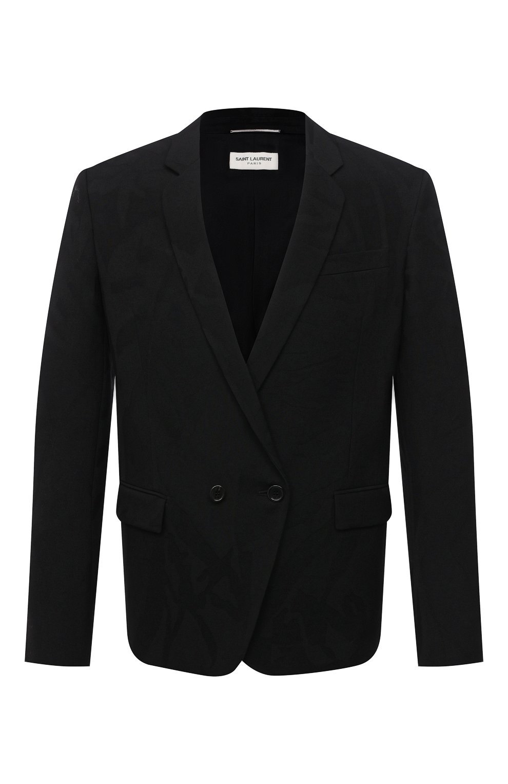 Шерстяной пиджак Saint Laurent Чёрный 645177/Y1C71 5551024