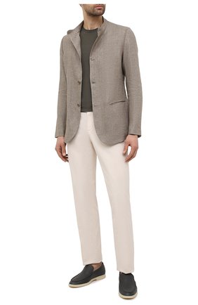 Мужской льняной пиджак GIORGIO ARMANI бежевого цвета по цене 155000 руб., арт. 0WGGG0IL/T02HN | Фото 2 Мужской льняной пиджак GIORGIO ARMANI бежевого цвета, арт. 0WGGG0IL/T02HN | Фото 2